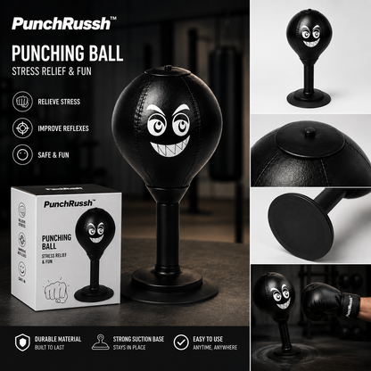 Stress Reliever Punching Bag Toy | Desk Boxing Ball for Kids & Adults